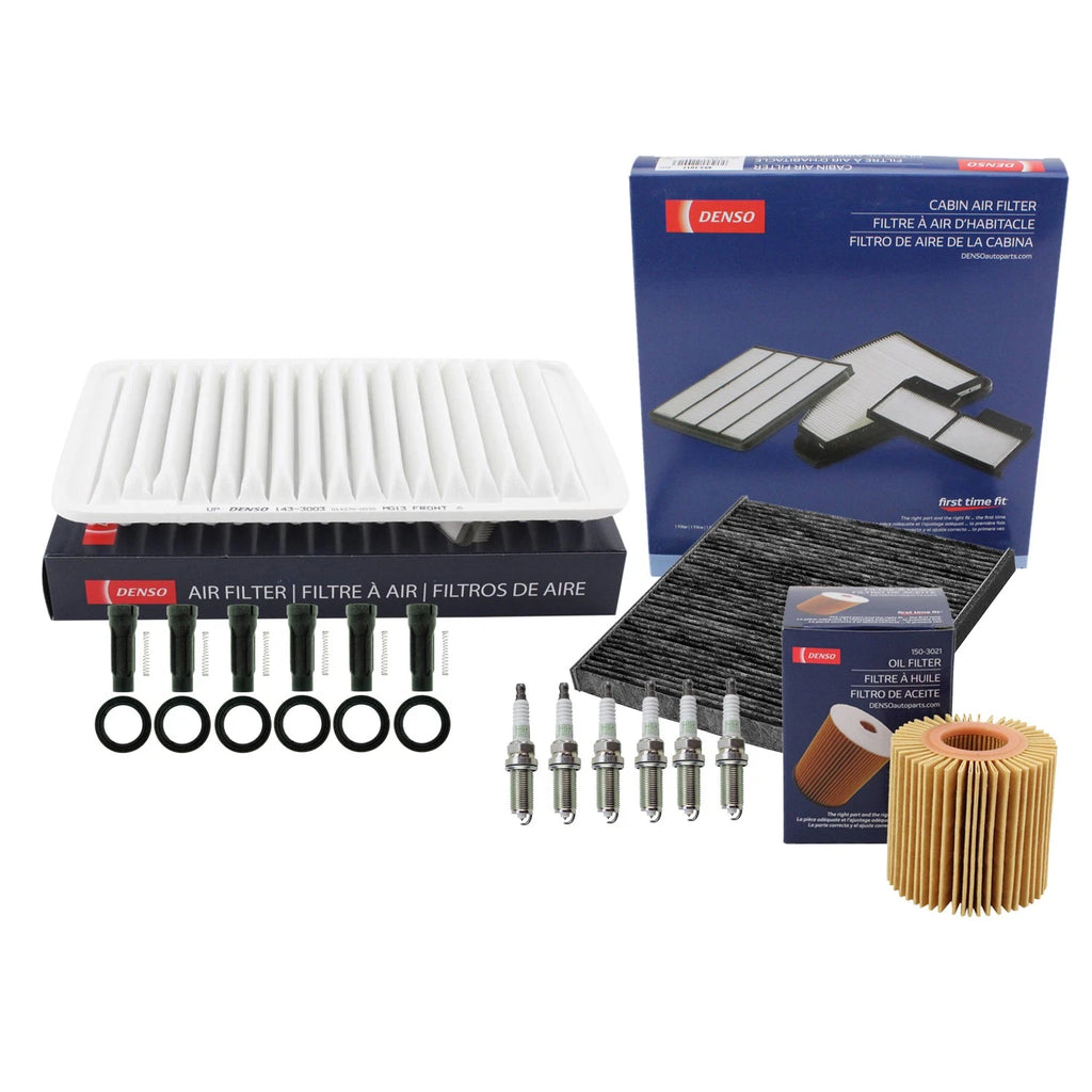 Tune Up Kit with NGK 6 Spark Plugs & Boots for RX350 Sienna (2006–2020)