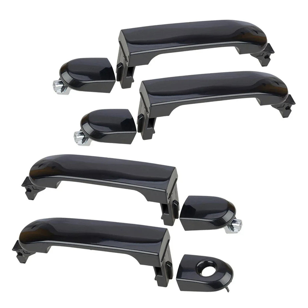 Outer Door Handles Set 4 x for Nissan Versa (2007-2012) Front & Rear Left Right