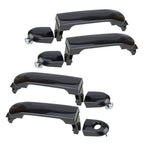 Outer Door Handles Set 4 x for Nissan Versa (2007-2012) Front & Rear Left Right