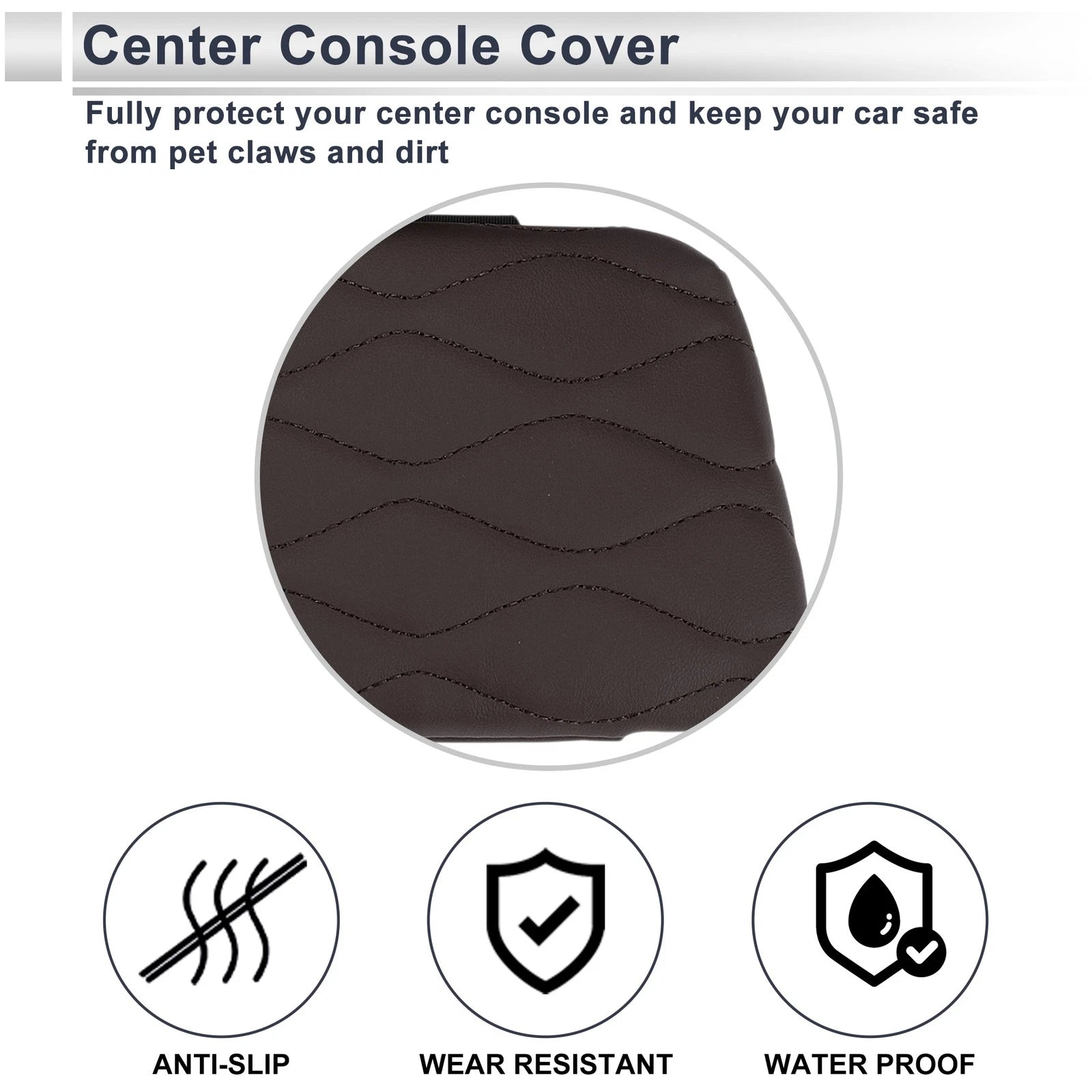 Center Console Cover with Storage Bag for BMW X5 G05 (2019–2023)