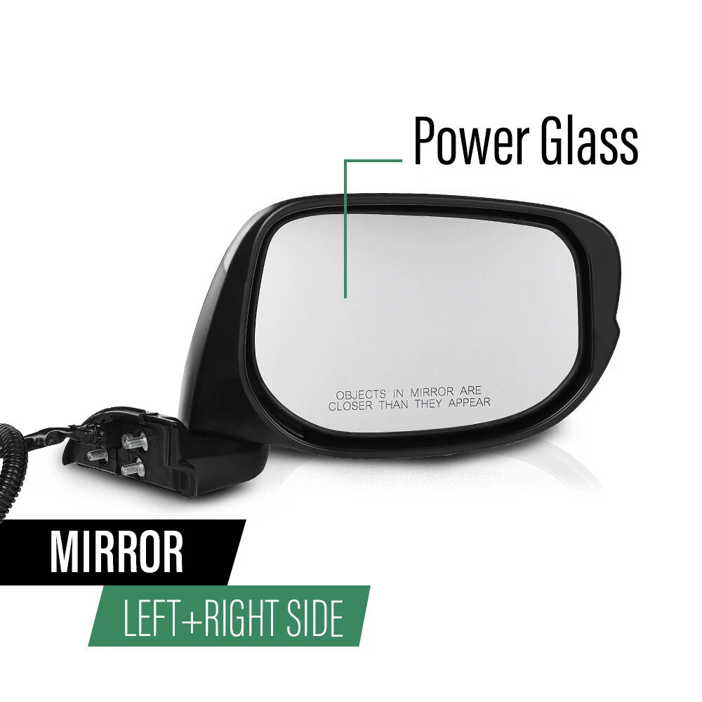 Manual Folding Power Mirrors for Honda Fit (2009–2014)