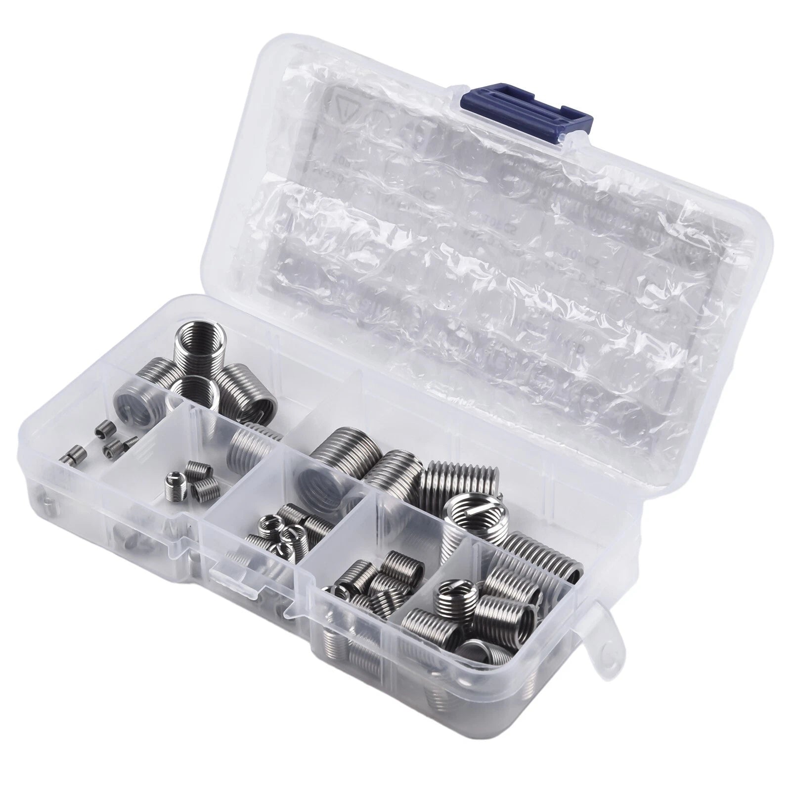 60Pcs Metric Thread Repair Insert Kit M3-M12 for Automotive (Helicoil)