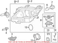 Headlight Bulb for Lexus GS300 GS350 GS430 GS460 IS250 IS350 IS F (OEM)