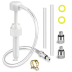 Lower Unit Gear Oil Pump with 3/8" Adapters for Standard Quart Bottles