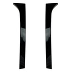 Glossy Black Rear Window Spoiler Side Wing Trim Covers for Skoda Superb (08-15)