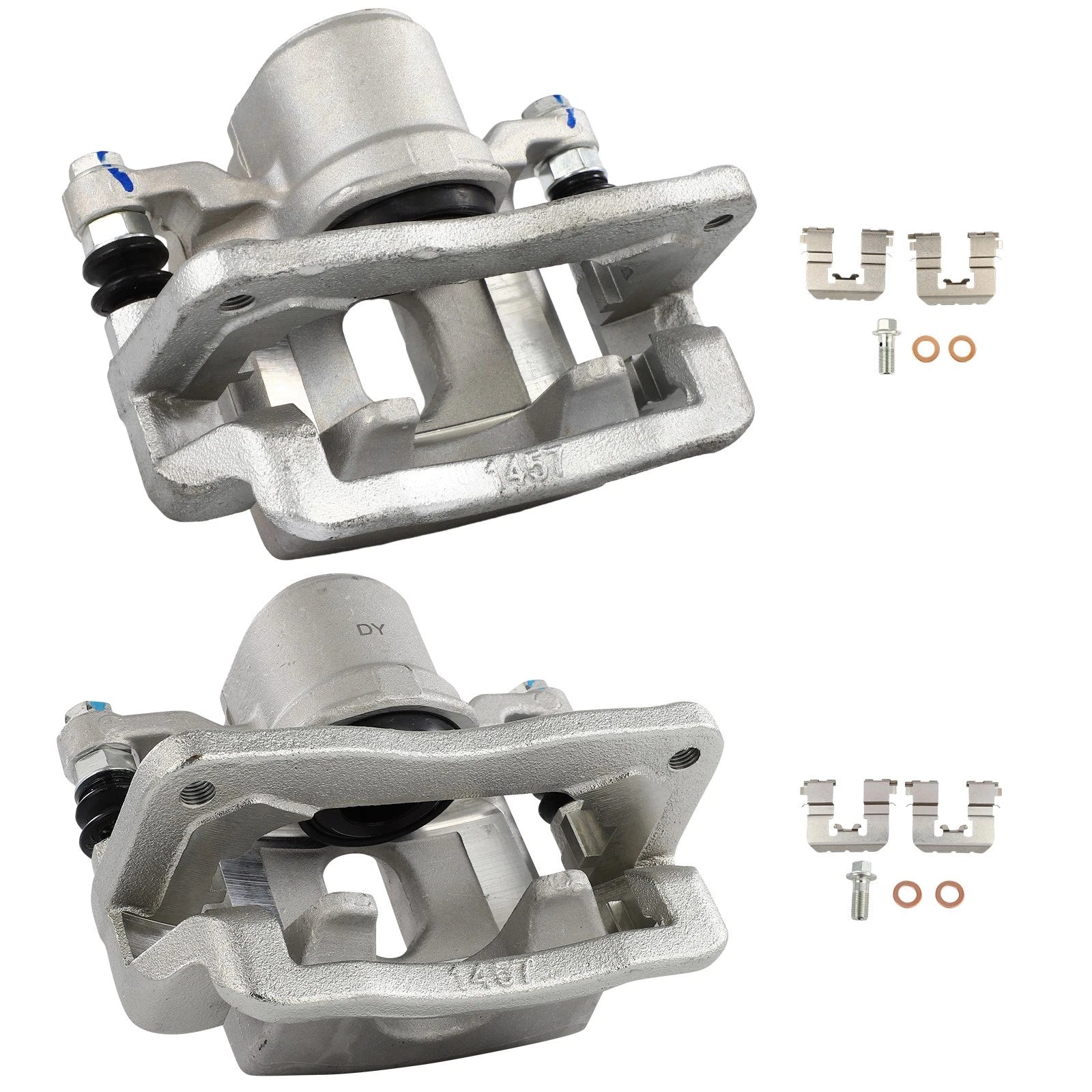 Set of 2 Rear Brake Calipers for Hyundai Santa Fe, Kia Sorento