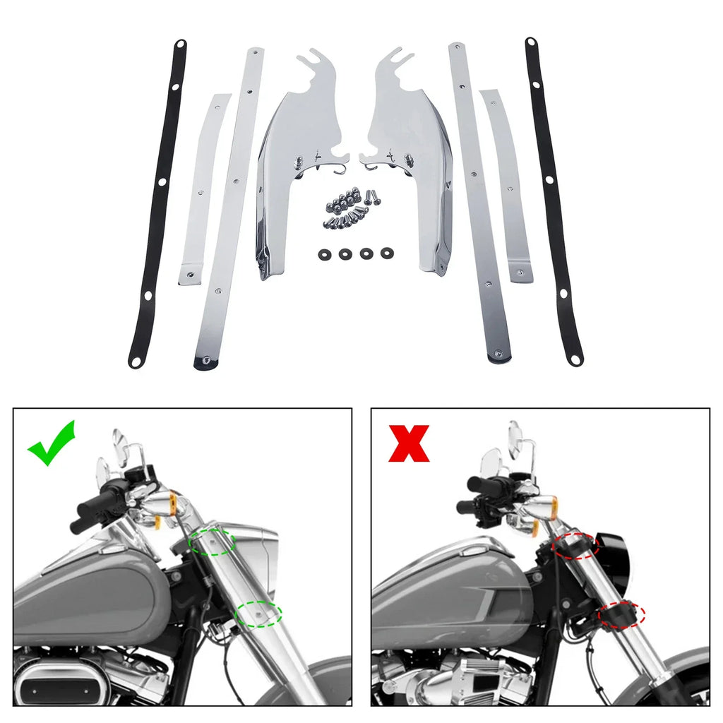 Windscreen Mount Bracket for Harley Softail FLS FLST (2000-2017)