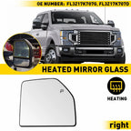 Heated Tow Mirror Glass for F150 2015–2022, Passenger Side