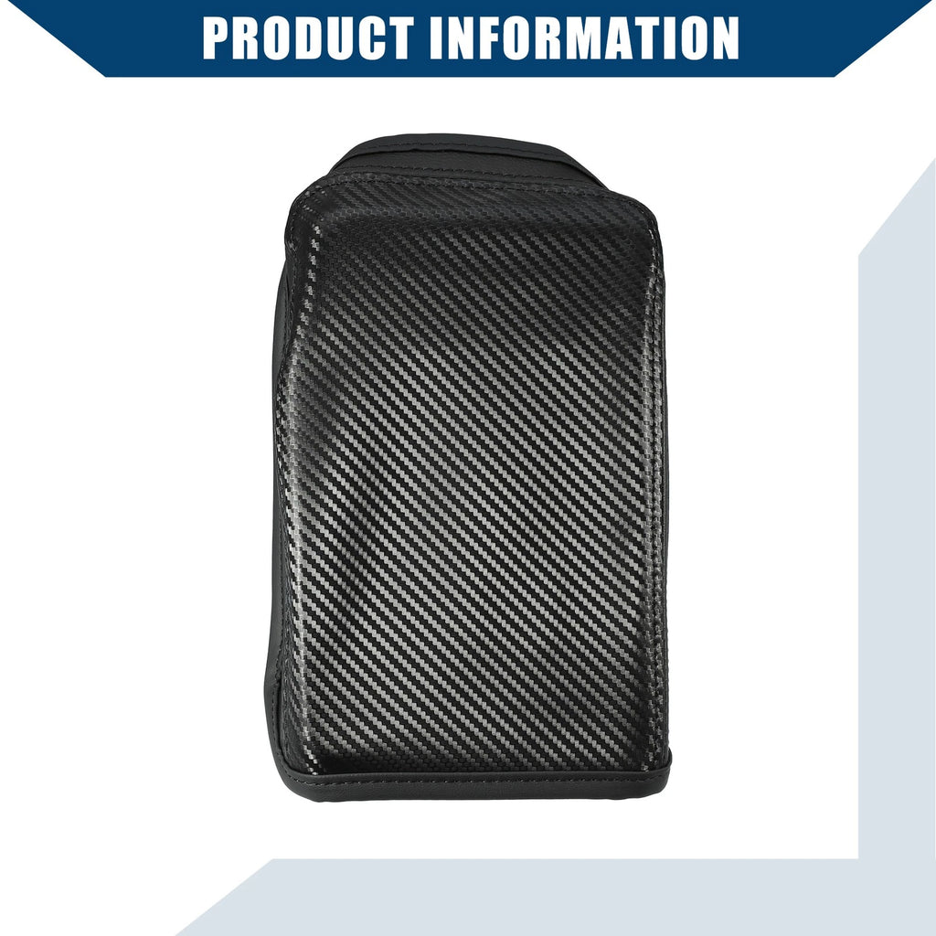 Center Console Armrest Cover for Volkswagen T-Cross (2018–2023) Black