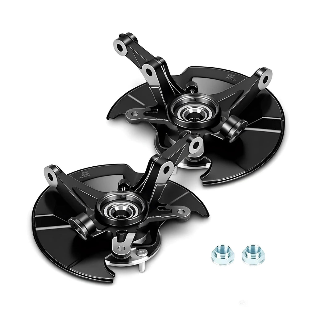2X Front Steering Knuckle & Wheel Bearing Hub Assembly for Honda Civic (2006–2011)