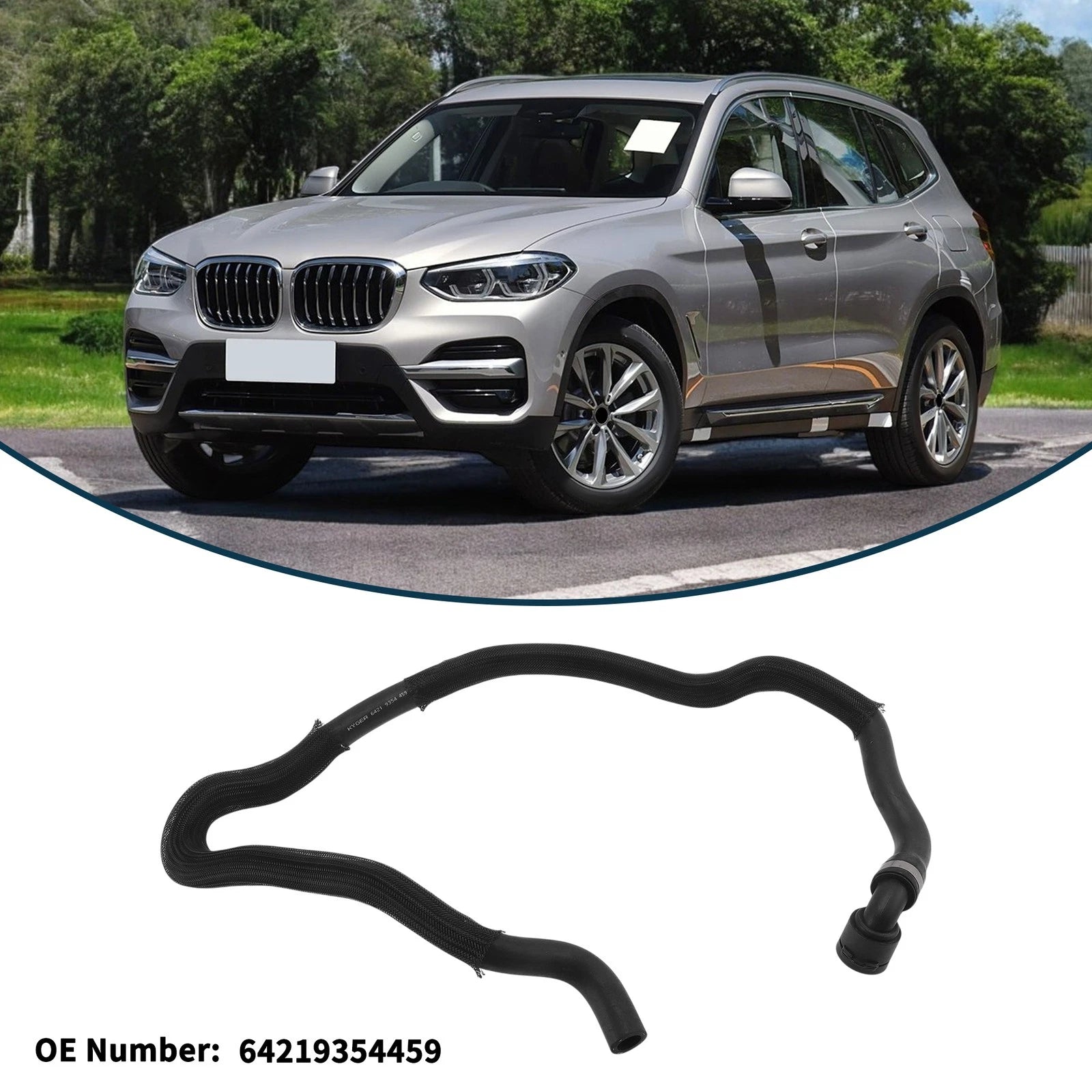 Radiator Hose No. 64219354459 for BMW X3 X4 (2016–2019)