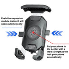 Wireless Charger Phone Holder for Motorcycle (QC 3.0)