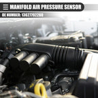 Manifold Air Pressure Sensor Replacement for BMW X5 Black