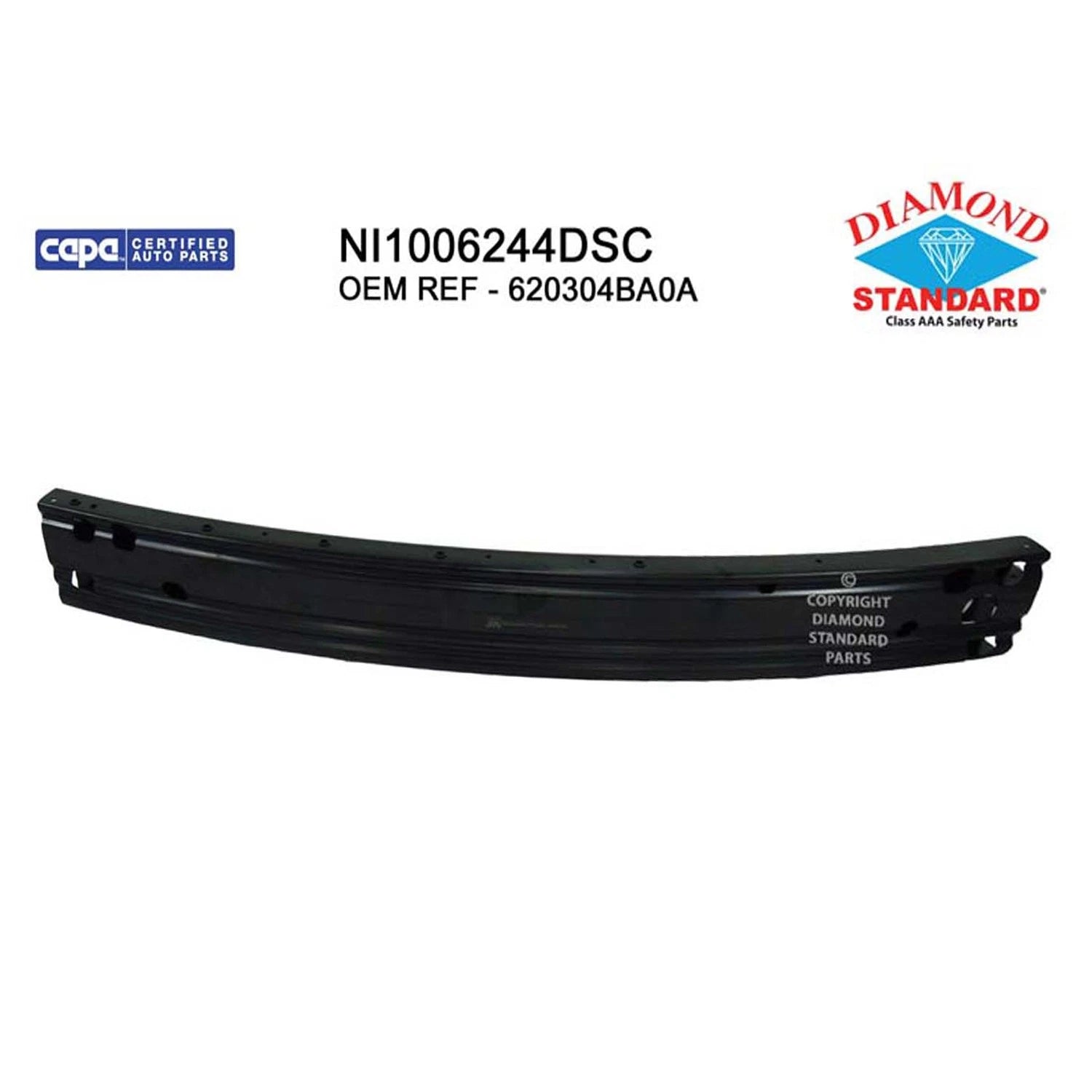 Replacement Steel Front Bumper Impact Bar for Jeep Wrangler JL (2018–2024)