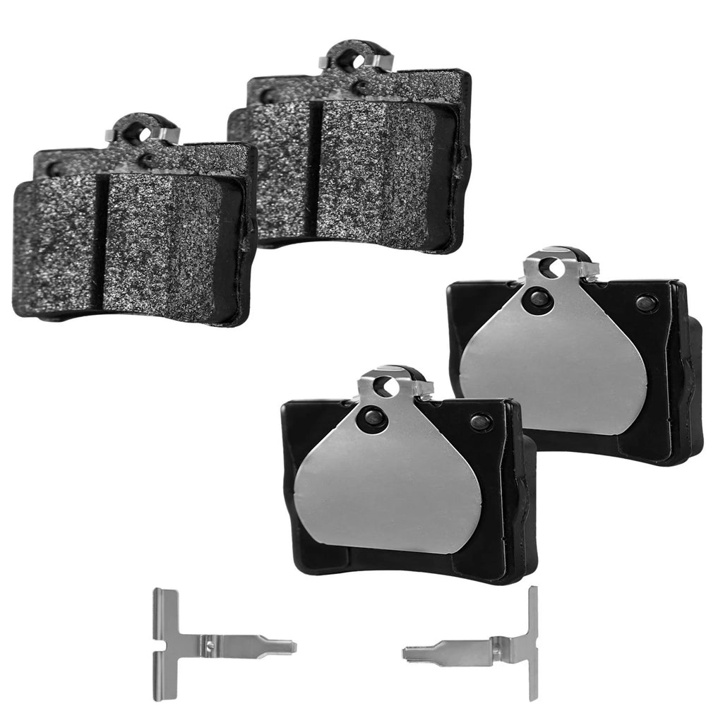 Rear Semi-Metallic Brake Pad Set for Mercedes Benz C230 (1999–2005)