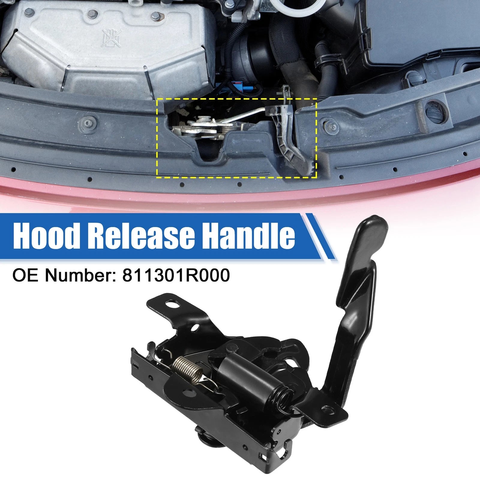 Hood Latch Assembly for Hyundai Accent (2012–2017) No. 811301R000