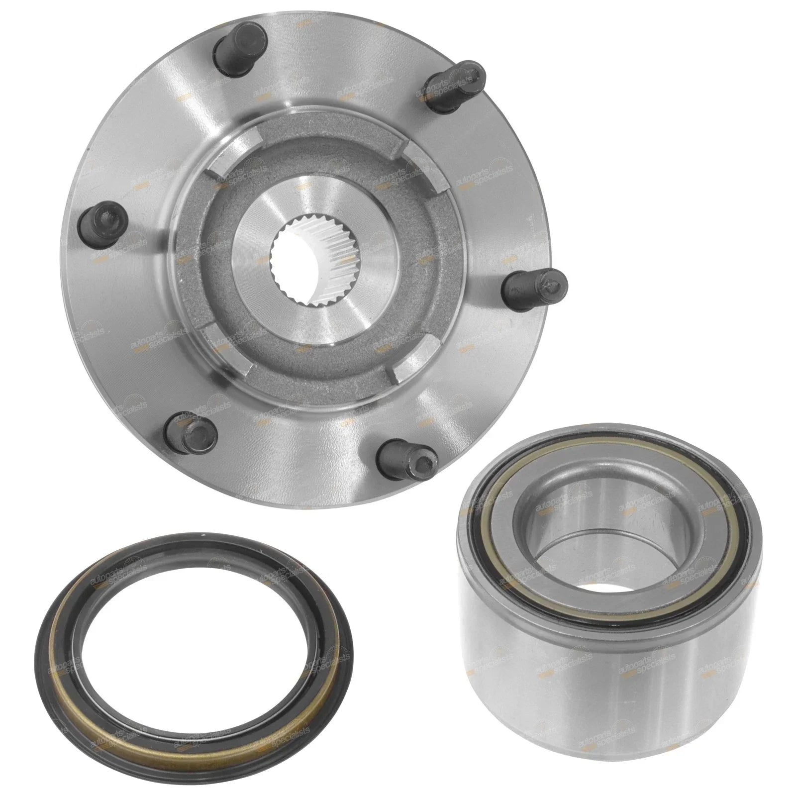 Front Wheel Bearing Hub Assembly for Mazda BT50 B3000 UN 4cyl 3.0L (2006 - 2010)