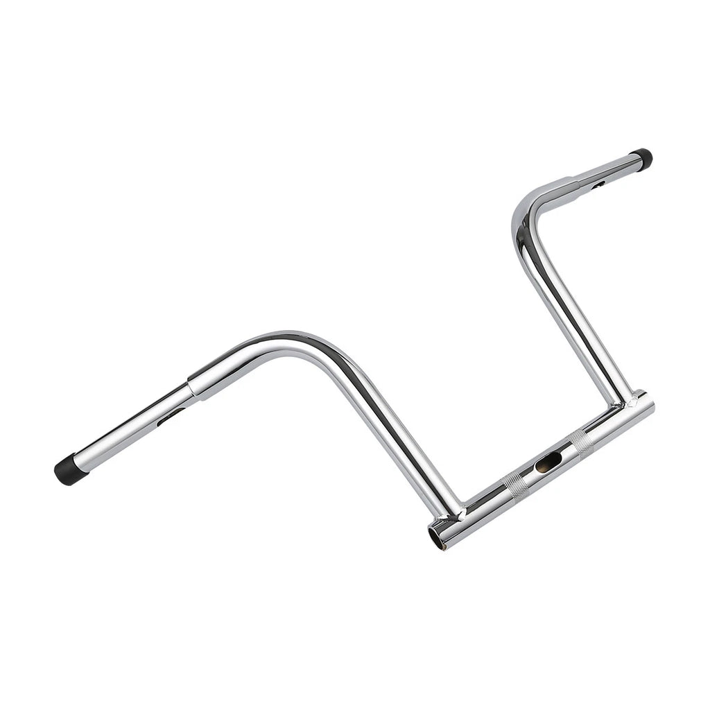 12" Rise 1.25" Handlebar for Harley Dyna Low Rider Wide Glide Street Bob Chrome
