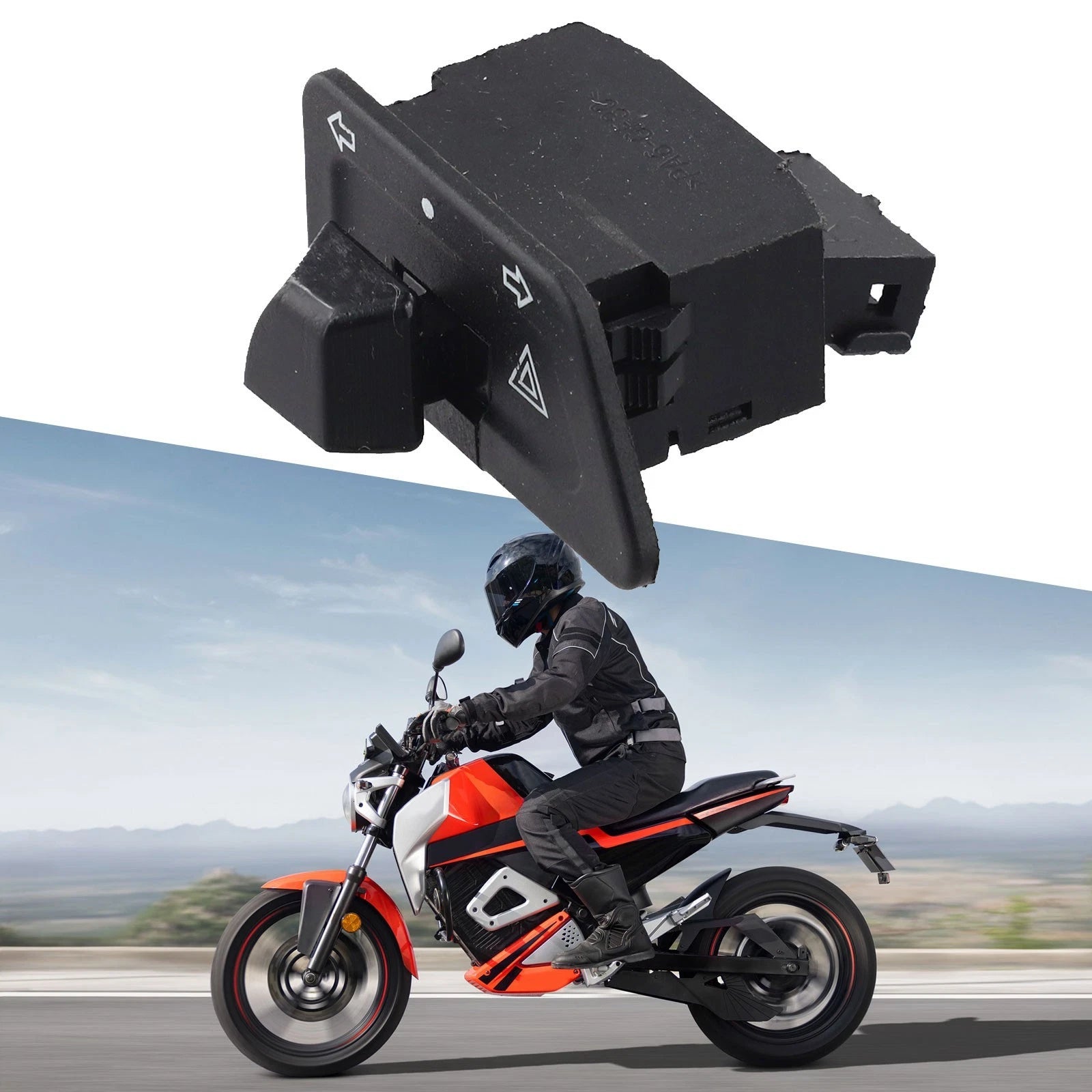 Double Flash Switch for Motorcycle Accessories (5061-B)