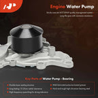 7X Timing Belt & Water Pump Kit for Mitsubishi Endeavor Diamante (2000–2003)