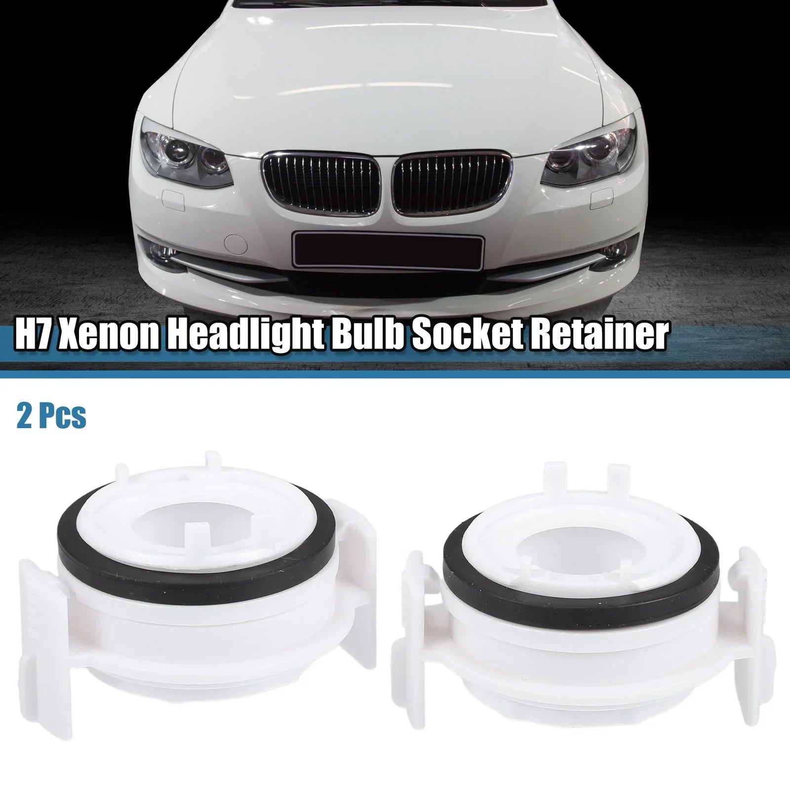 H7 Xenon Headlight Bulb Retainer Adapter Holder Socket for BMW 325i (2004)