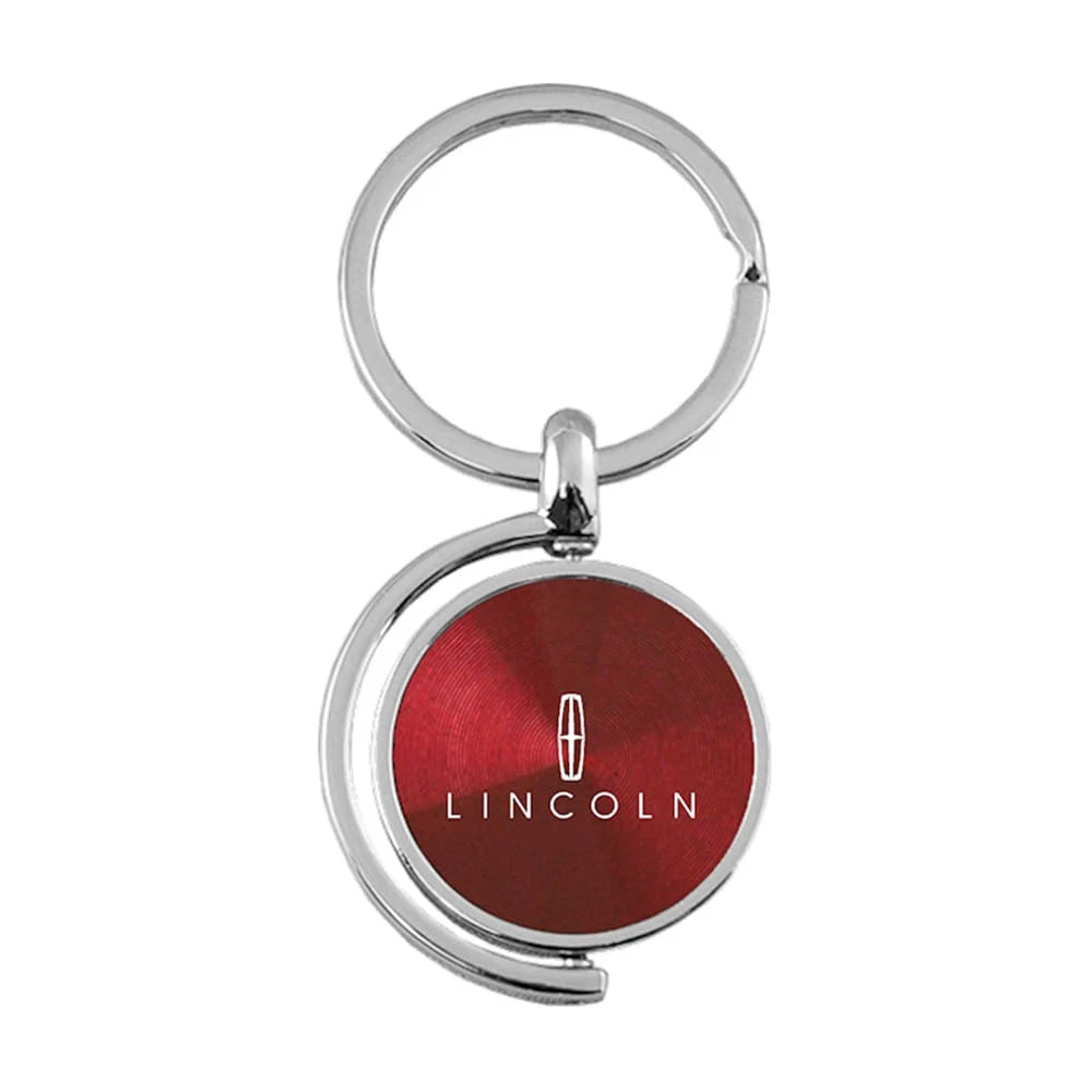 Burgundy Spinner Keychain KC1025.LIN.BUR - Officially Licensed for Lincoln