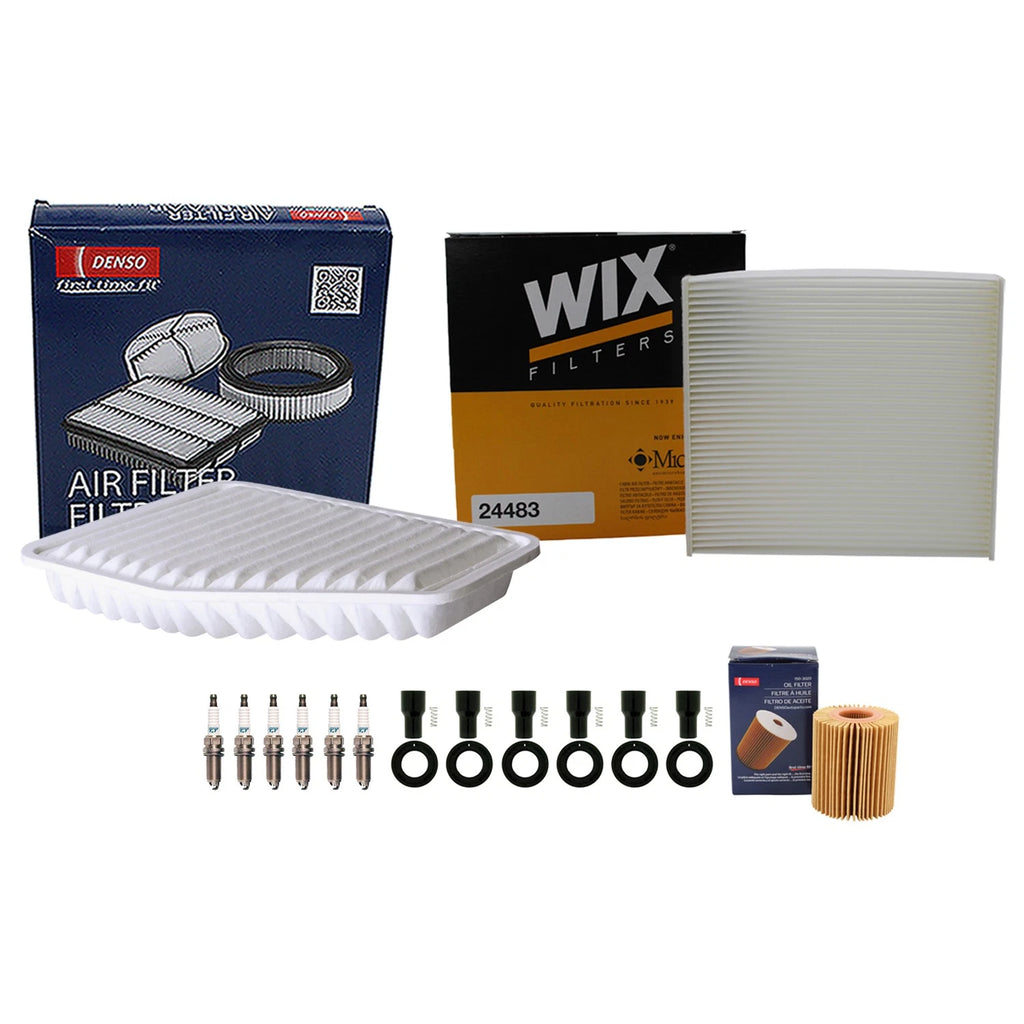 Tune Up Kit with 6 Spark Plugs & 6 Boots for Lexus GS300 GS450h (1998–2019)