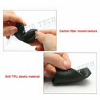 Carbon Fiber Pattern Silicone Key Fob Cover for BMW First Gen (2011-2013)