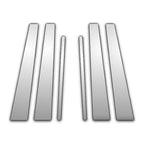 Stainless Steel Pillar Post Covers Diamond Grade 6pc for Buick Enclave (2007–2017)