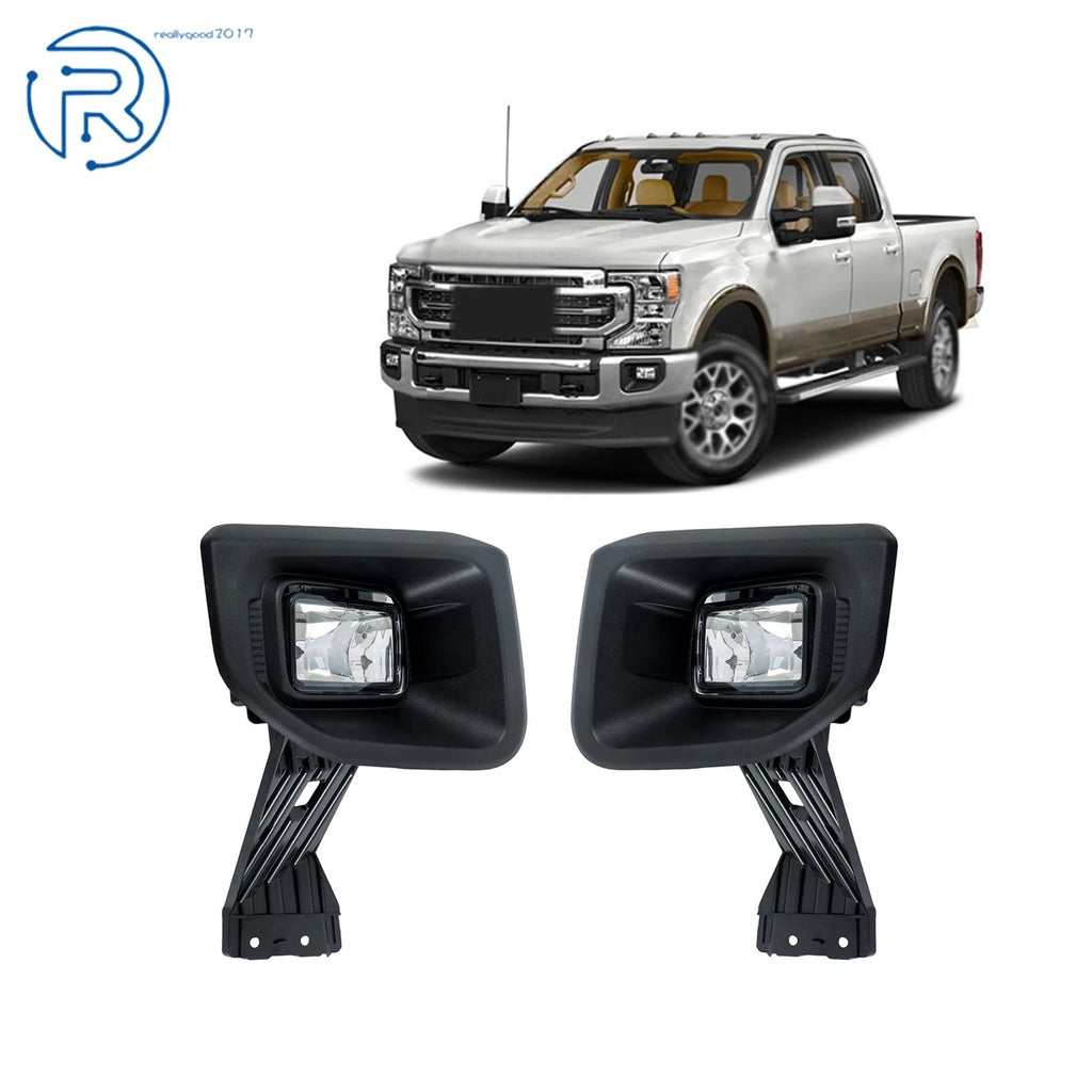 Fog Light Lamp Set for Ford F250 SuperDuty (2020–2022) Halogen Right & Left