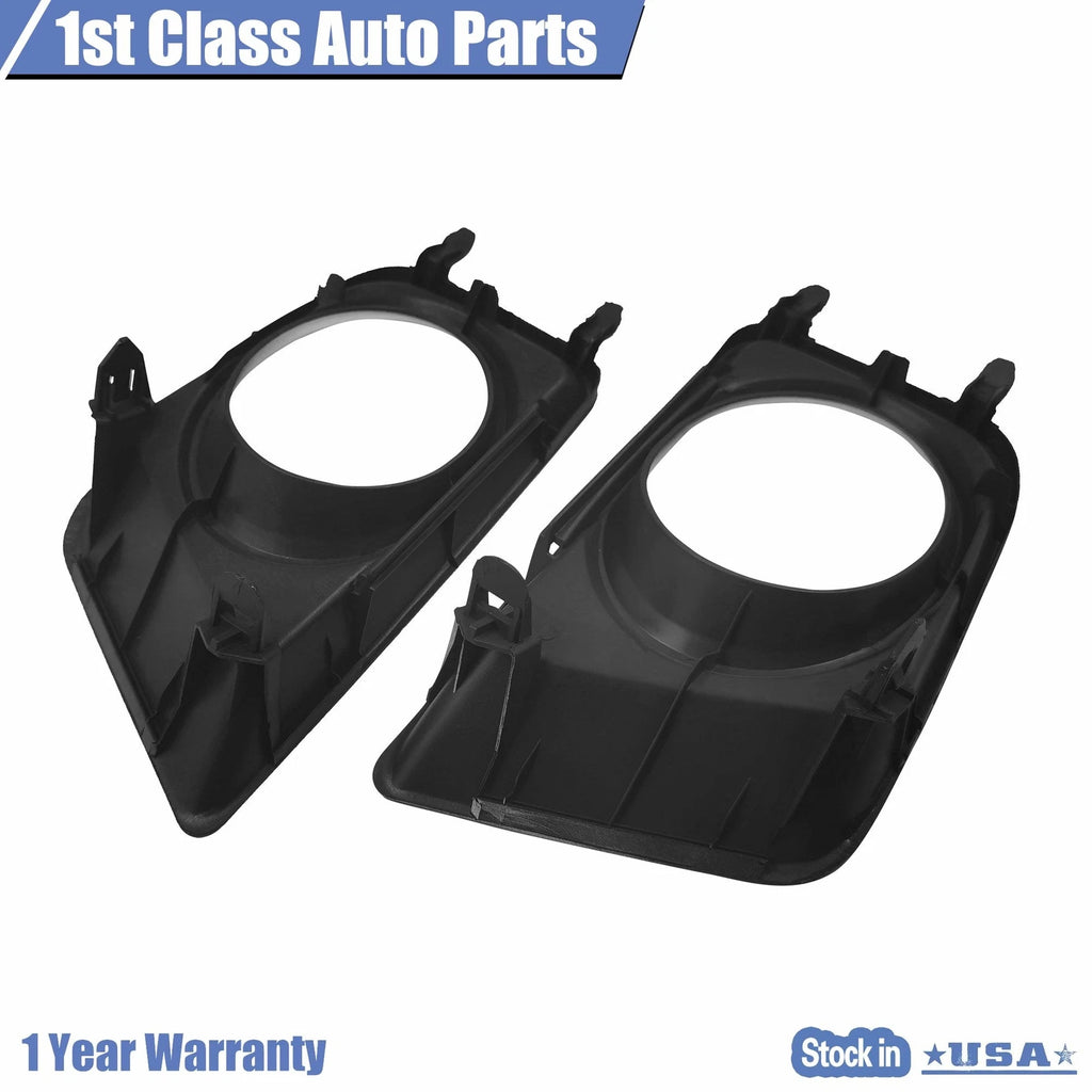 Set of 2 Fog Lamp Bezel Trim Covers with Chrome for Toyota Tacoma (2012–2015)