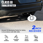 2 Inch Trailer Towing Hitch for Hyundai Tucson (Excluding Night)