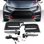 LED Fog Lights with Cover for Toyota Corolla SE XSE (2020–2022)