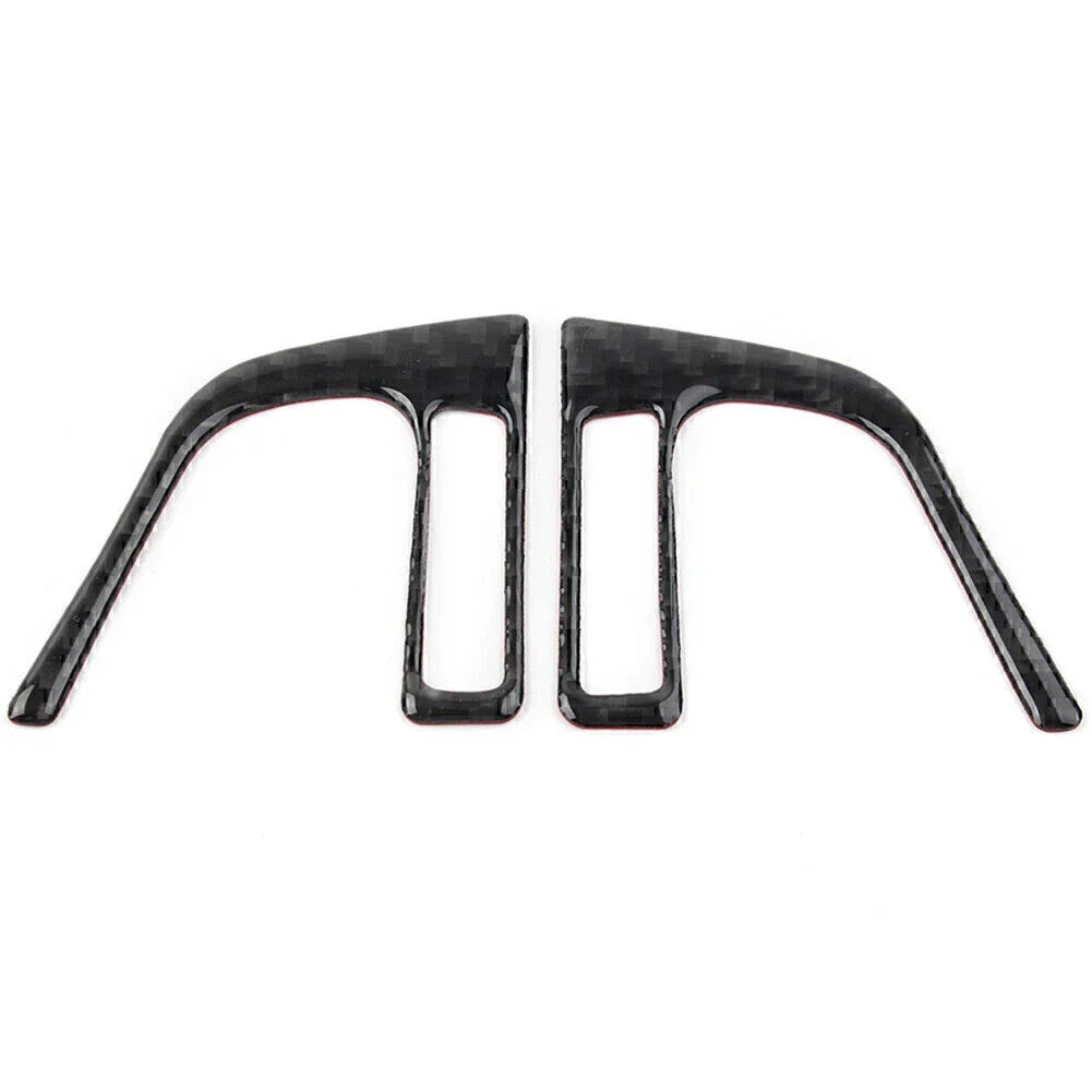 Carbon Fiber Steering Wheel Button Trim Cover for Subaru Forester (2013-2018)