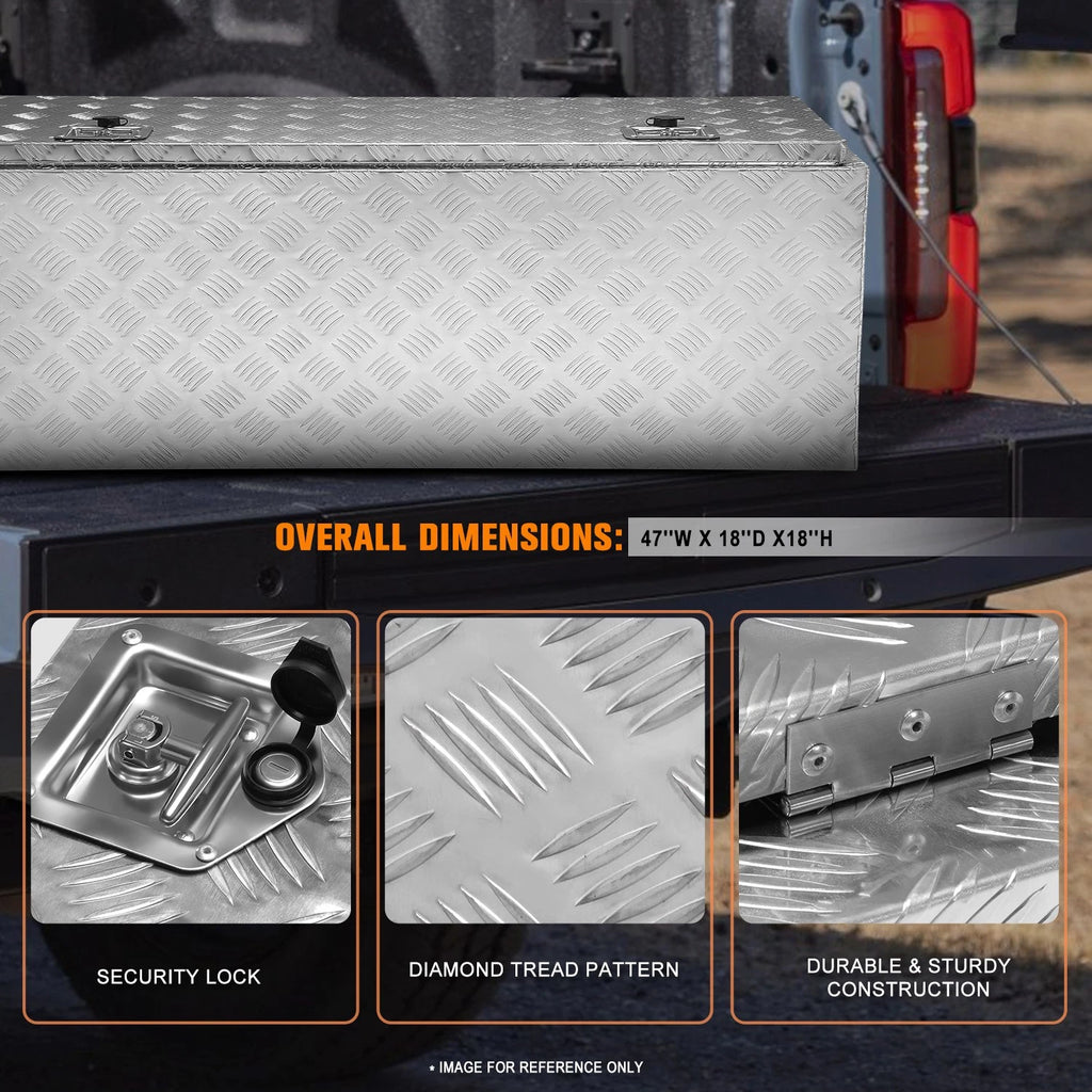 Glossy Cargo Roof Top Mounted Storage Box for Vehicles (Fits Most Models)