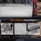 Glossy Cargo Roof Top Mounted Storage Box for Vehicles (Fits Most Models)