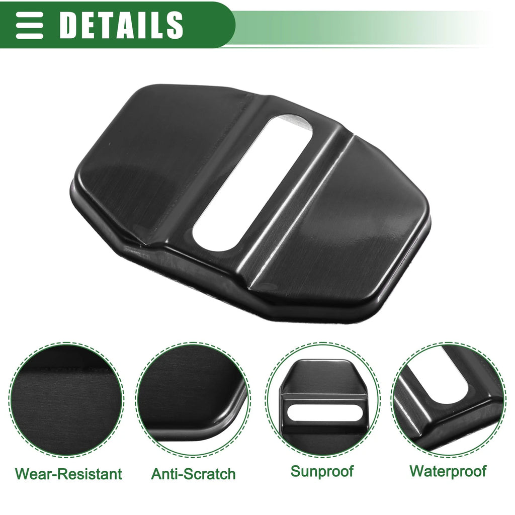 Set of 4 Door Latch Lock Cover Protectors for BMW 1 Series 2 Series X5 (2011–2020)