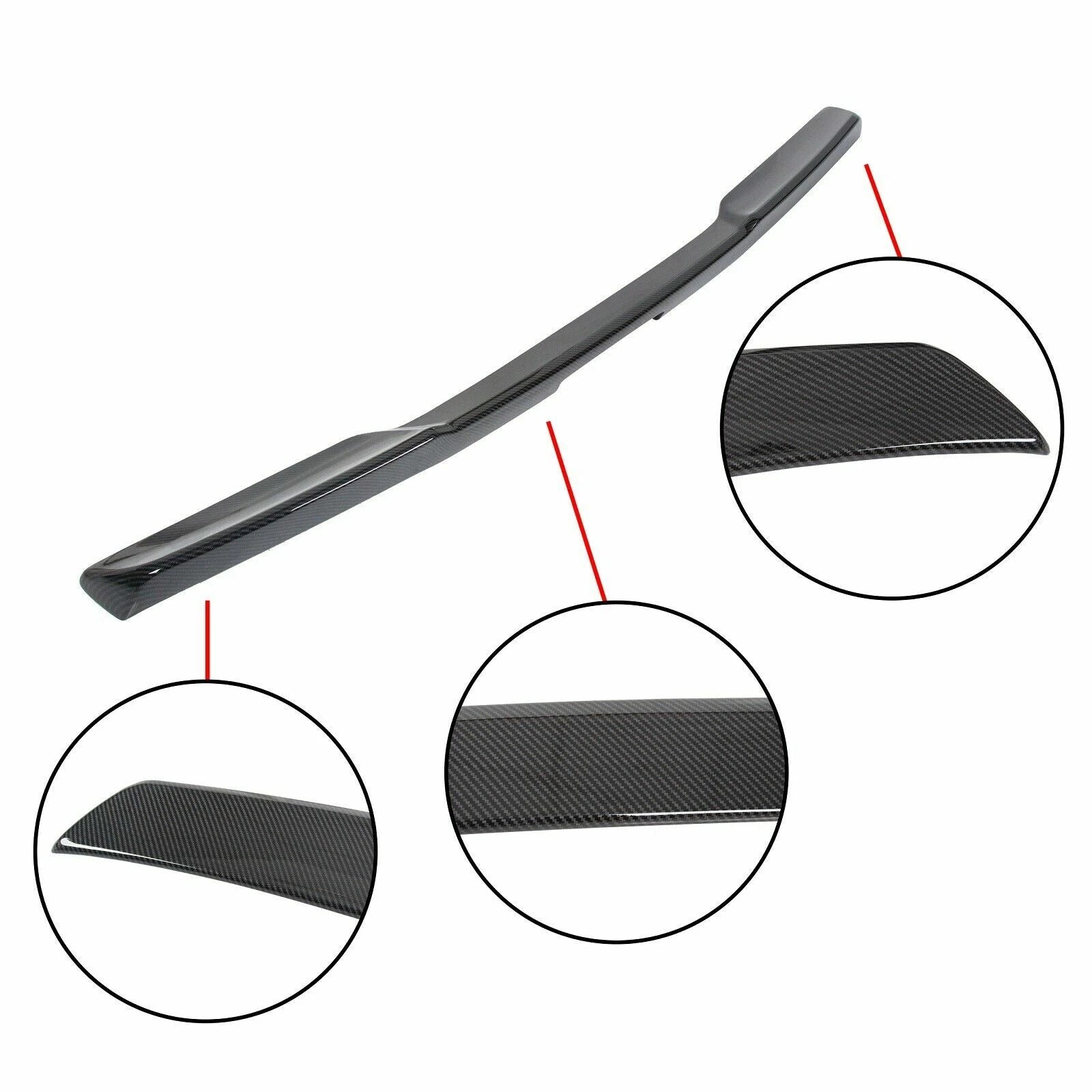 Rear Trunk Wing Spoiler for Corvette C6 (2005–2013)