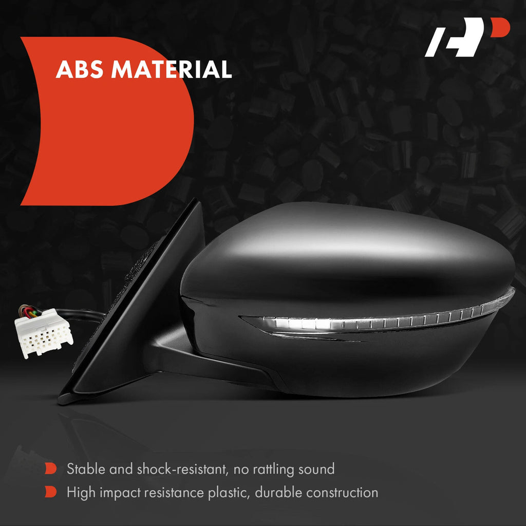 Power Mirror with Power Fold Signal Light for Nissan Rogue (2014–2016)