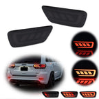 Smoke LED Rear Reflector Tail Lights for Jeep Grand Cherokee (2011–2021)