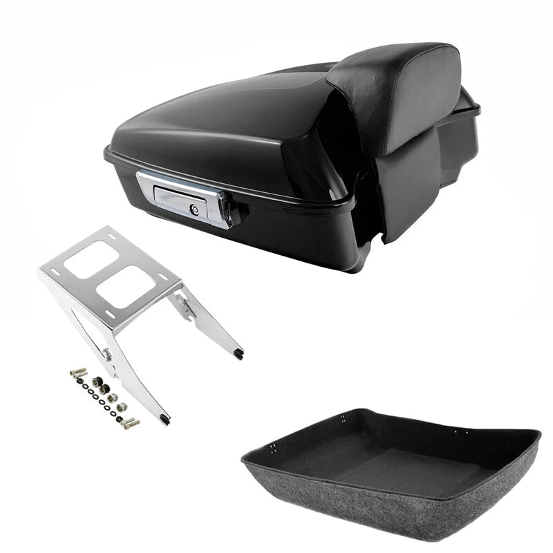 Chopped Trunk Luggage Backrest Mount Rack for Harley Sport Glide (2018–2021)