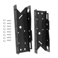 2X Rear Frame Repair Section Black for Chevy Silverado & GMC Sierra 1500 (1999–2014)
