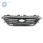 Front Bumper Upper Grille for Hyundai Sonata (2015-2017) Chrome