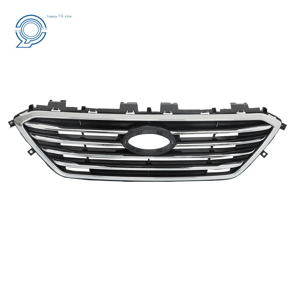 Front Bumper Upper Grille for Hyundai Sonata (2015-2017) Chrome