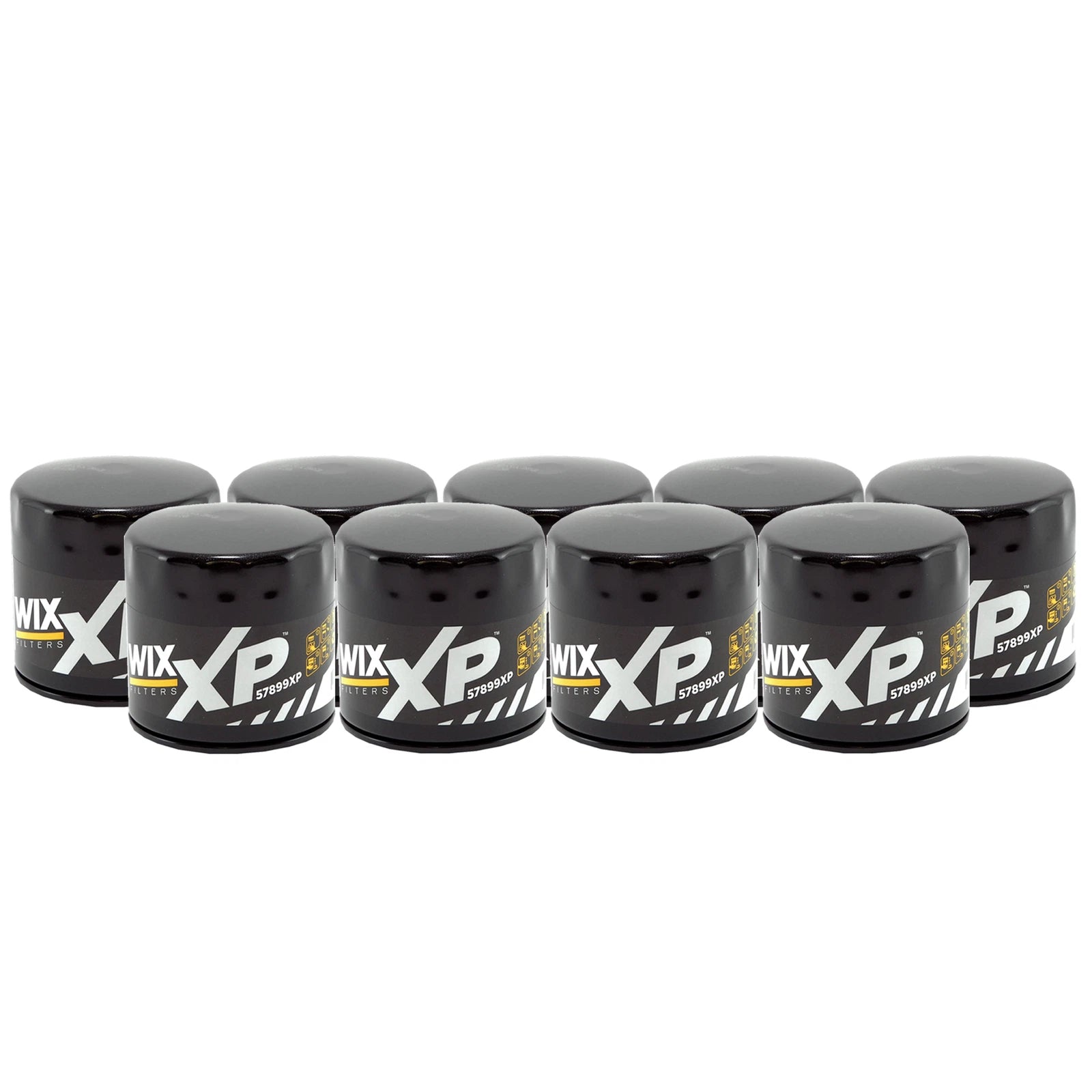 Set of 9 Wix XP Engine Oil Filters for Chrysler Dodge Jeep Ram (Spin-On)