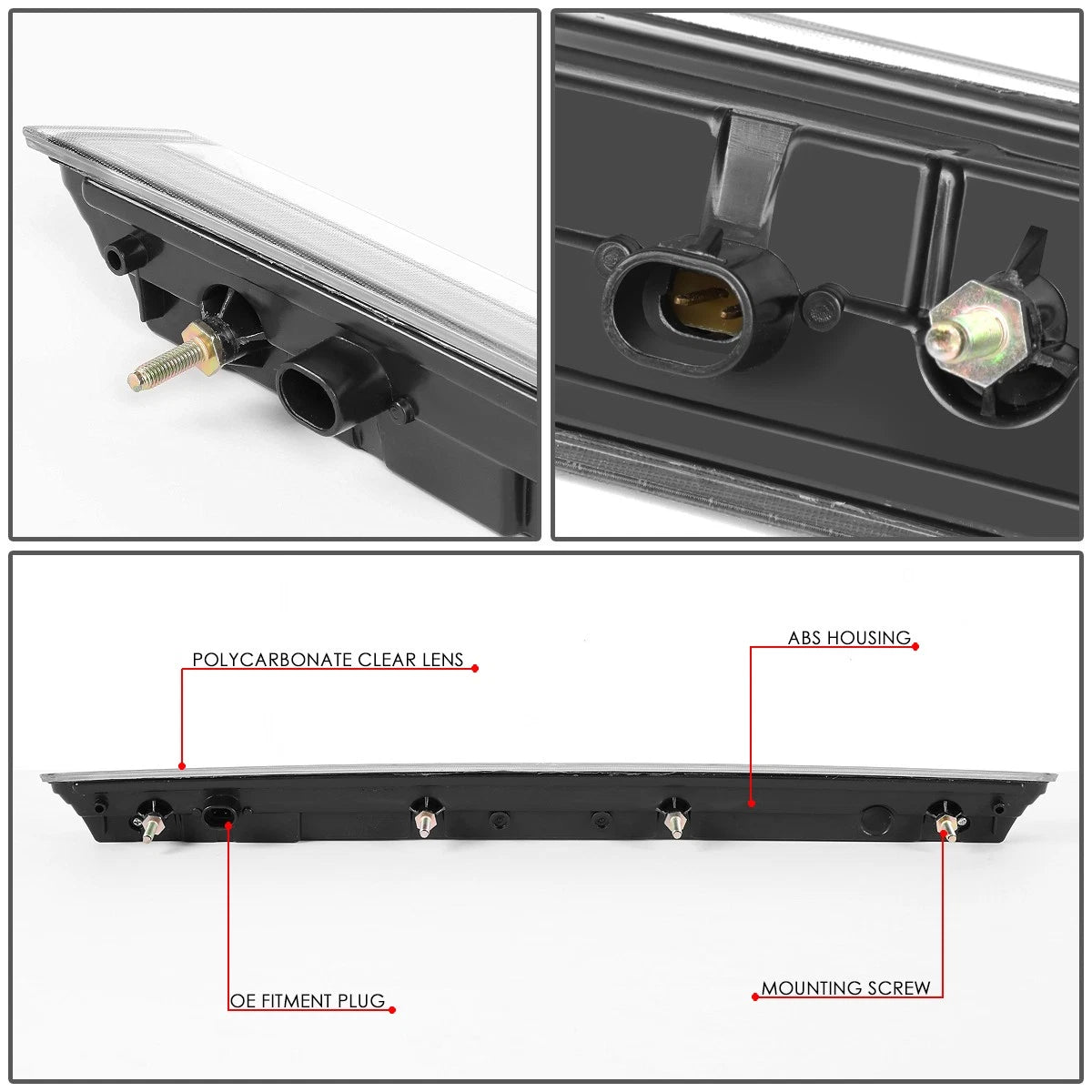 3D LED Bar Tail Brake Light Lamp for Chevy Suburban Tahoe (2015–2020)