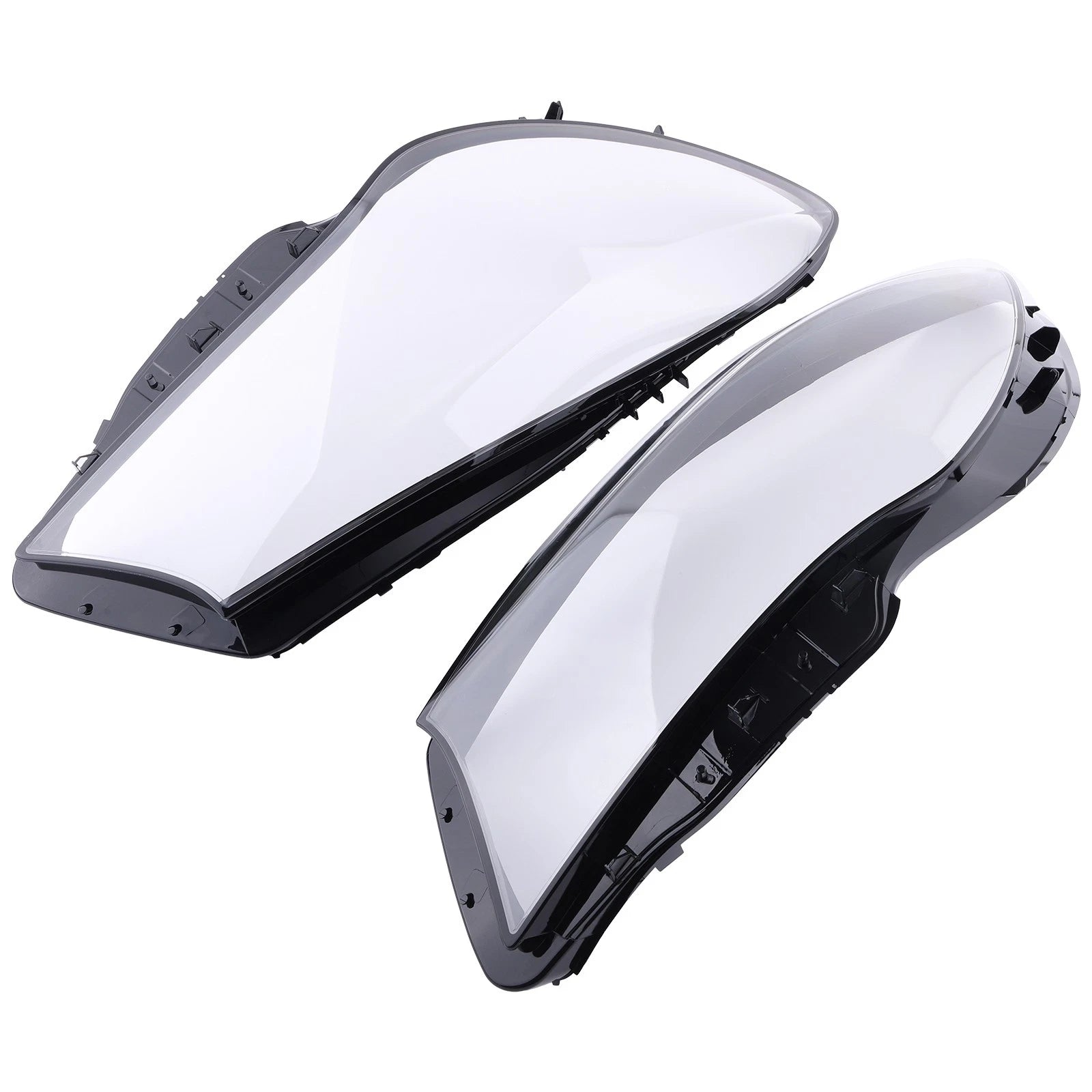 Set of 2 Headlight Lens Covers for Mercedes Benz W117 CLA250 CLA45 (2014–2019)