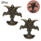 2Pcs Antique Bronze Cabinet Drawer Knob for Kitchen Furniture