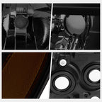 Headlight Lamps for Chevy Suburban/Avalanche (2007–2014) Tinted Housing Amber Corner