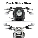 Chrome Rear View Mirrors & LED Turn Signals for Harley V Rod VRSCF (2007–2017)